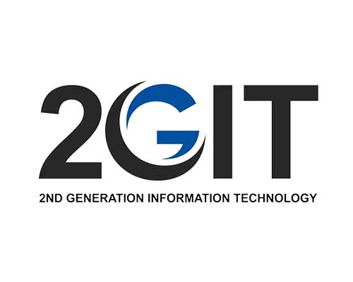 2git's logo symbolizes their innovative technology solutions.