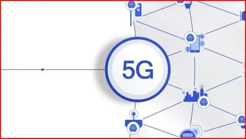 The diagram showcases a central "Private 5G" circle, seamlessly connected to various icons symbolizing technology and communication.